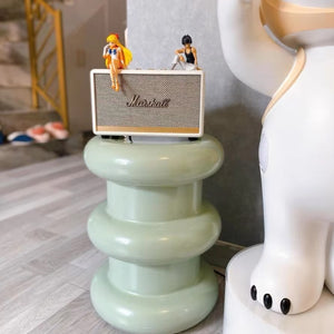 Nordic Macaron ABS Stool Side Table