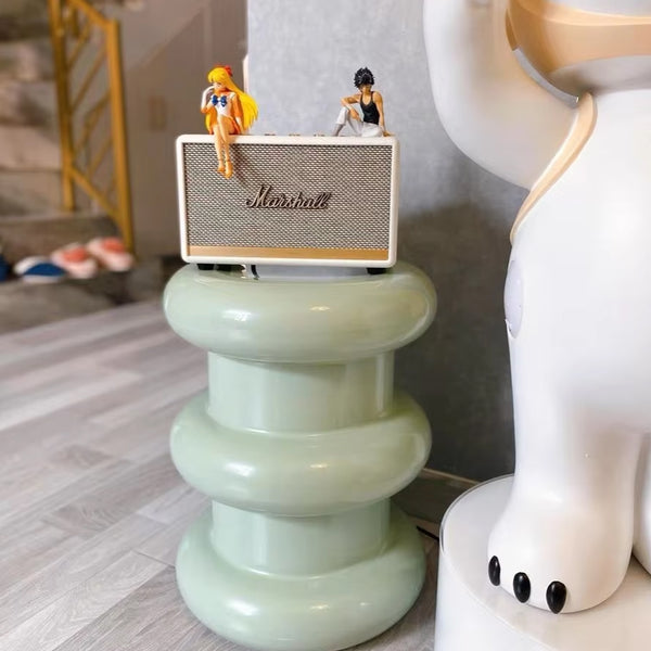 Nordic Macaron ABS Stool Side Table