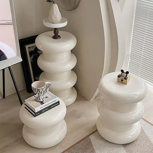 Nordic Macaron ABS Stool Side Table
