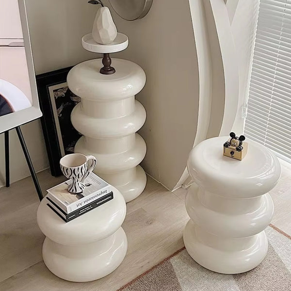 Nordic Macaron ABS Stool Side Table