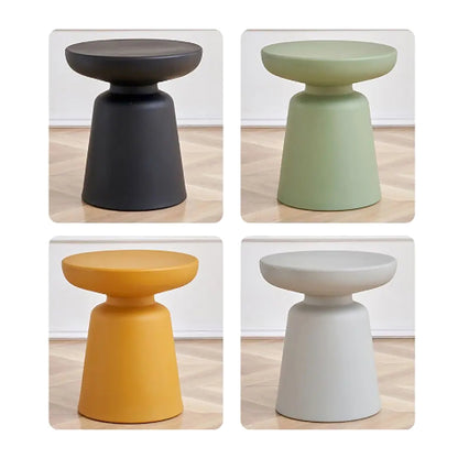 Nordic Round Matte ABS Stool Side Table