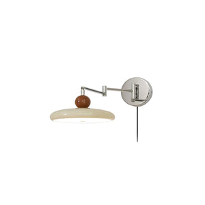 Nordic Retro Ball Top Folding Wall Plug & Fixture Lamp