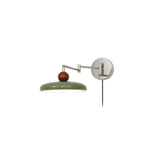 Nordic Retro Ball Top Folding Wall Plug & Fixture Lamp