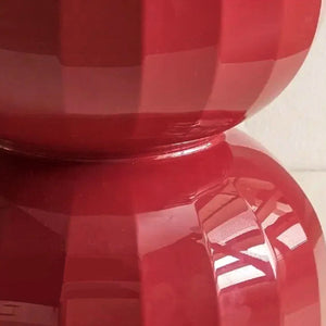 Nordic Textured Hourglass ABS Stool