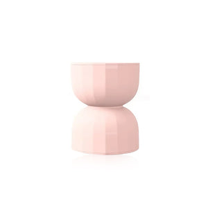 Nordic Textured Hourglass ABS Stool
