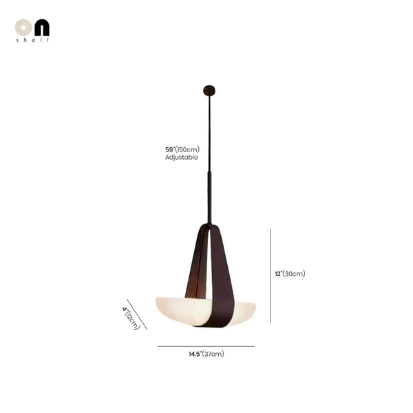 Nordichome Leather Strap Floating Chandelier