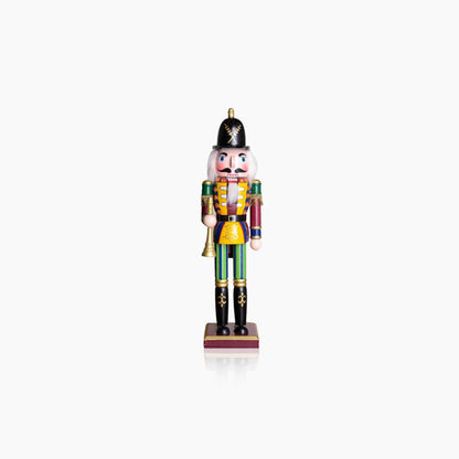 Wooden Nutcracker Hand-Crafted Puppet Military Band