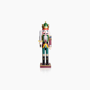 Wooden Nutcracker Hand-Crafted Puppet Military Band