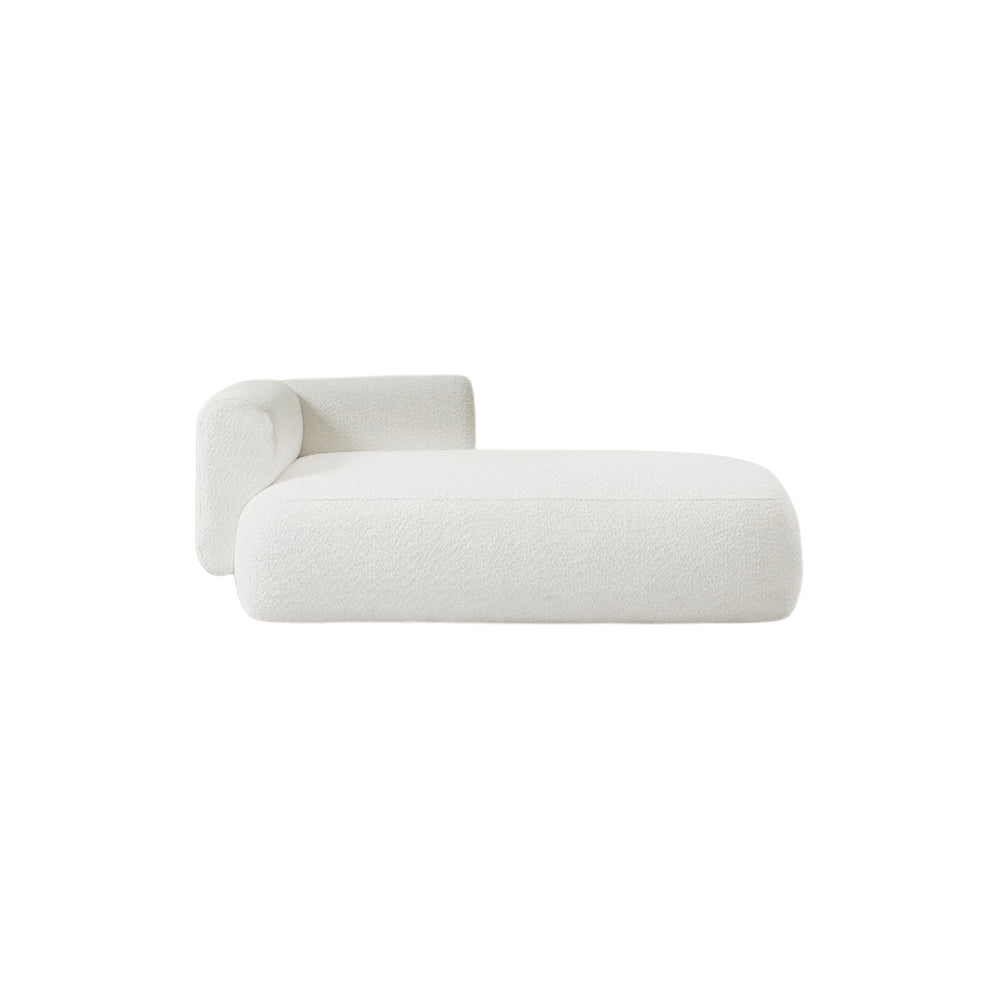 Cream Lounge Chaise Sofa