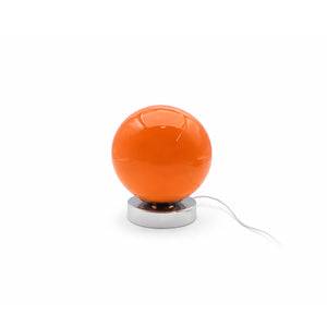 Retro Glass Ball Chrome Table Lamp
