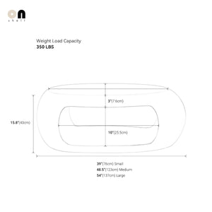 Oval Fiberglass Coffee Table