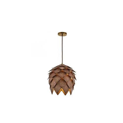 Pine Cone Solid Wood Chandelier