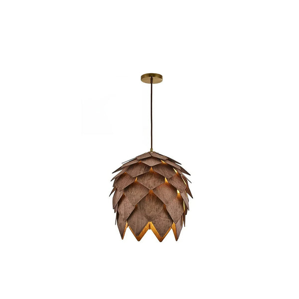 Pine Cone Solid Wood Chandelier