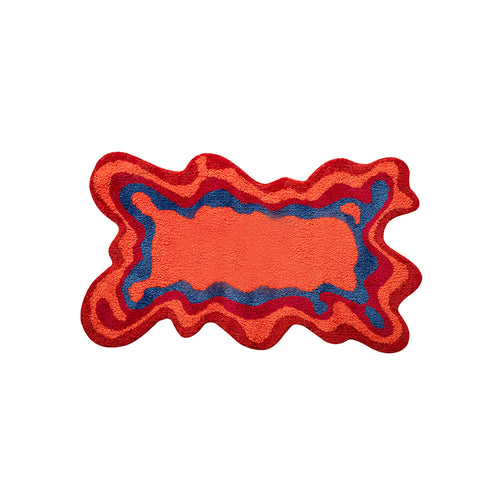 Alfombra retro psicodélica