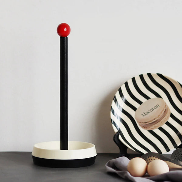 Red Ball Paper Towel Holder