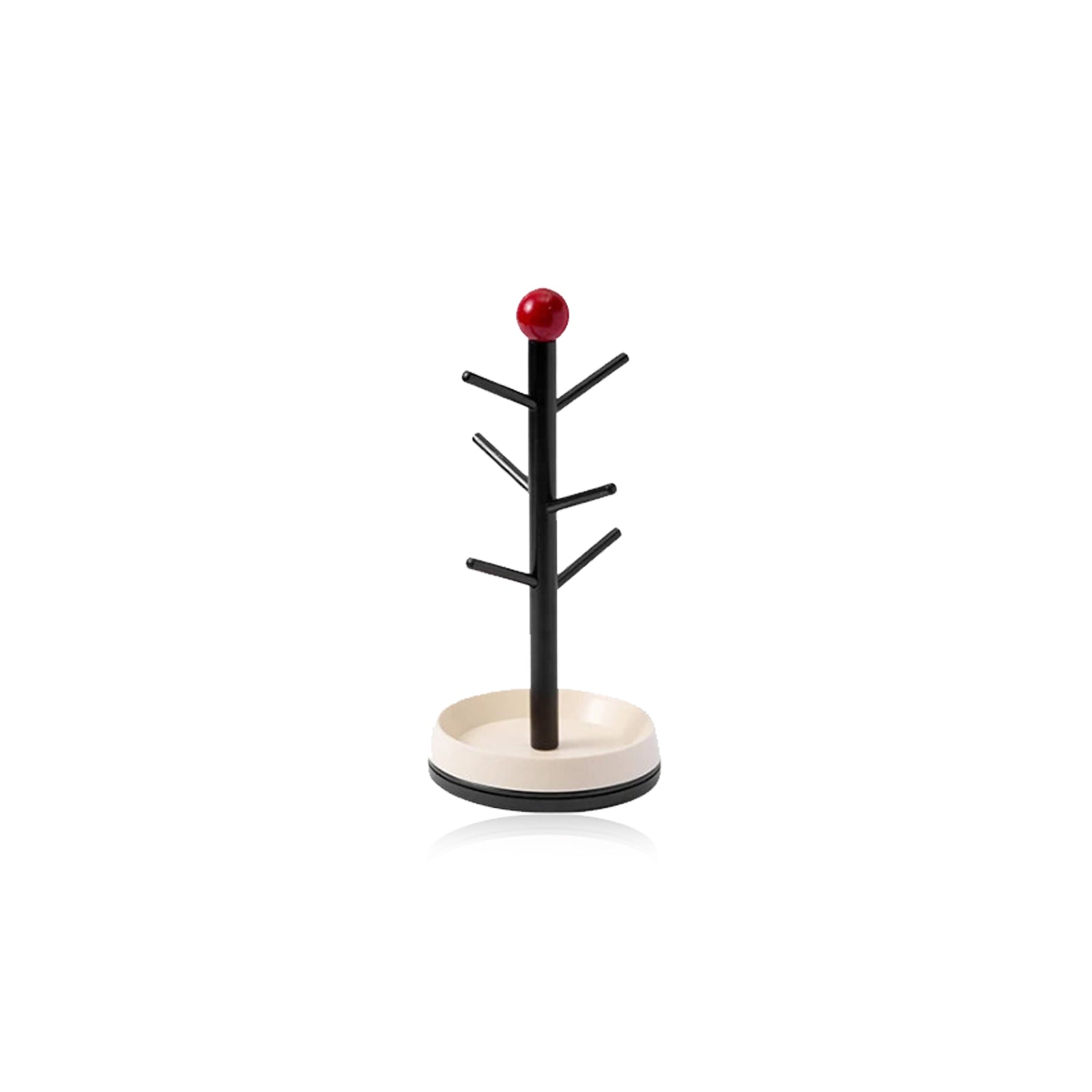 Red Mug Rack Red Ball Retro Rotatable Mug Rack