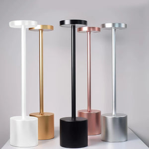 Lampe de table de style restaurant rétro à 3 couleurs tactiles