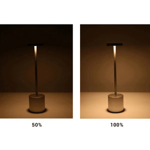 Lampe de table de style restaurant rétro à 3 couleurs tactiles