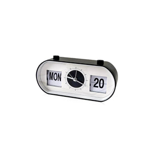 Horloge de bureau avec calendrier rétro