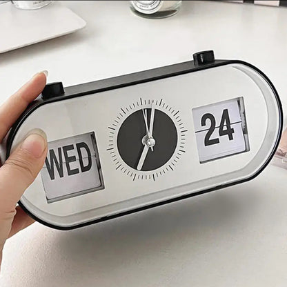 Retro Calendar Desktop Clock