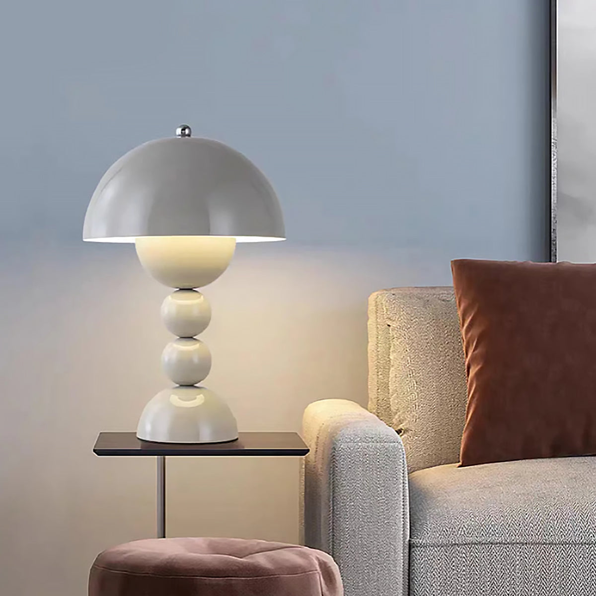 Retro Contemporary Ball Mushroom Table Lamp