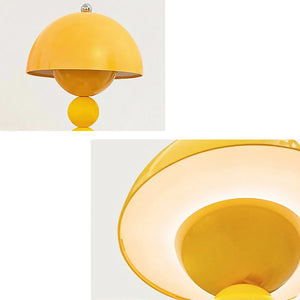 Lampe de table rétro contemporaine en forme de champignon