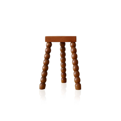 Retro French Design Solid Wood Stool