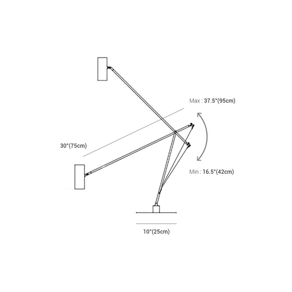 Lampadaire et lampe de table de style industriel rétro
