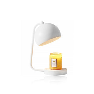 Chauffe-bougie rétro en forme de dôme en métal à intensité variable