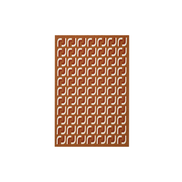 Retro Mid-Century French Modern Pattern Area Carpet Rug