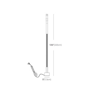 Lampadaire à bande rétro