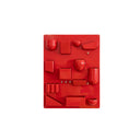 Retro Wall Mount Colored Storage Organizer Rack