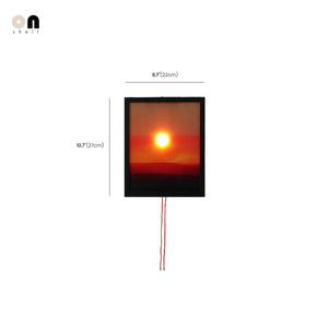 Rising and Falling Sun Wall Lamp