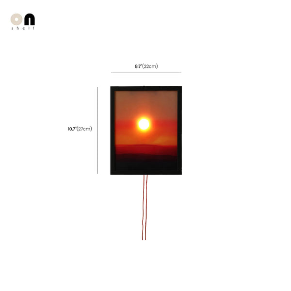 Rising and Falling Sun Wall Lamp