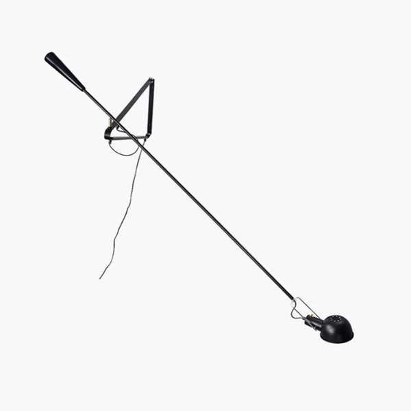 Applique murale industrielle à intensité variable et à long mât rotatif