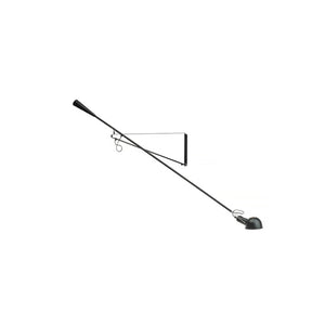 Applique murale industrielle à intensité variable et à long mât rotatif