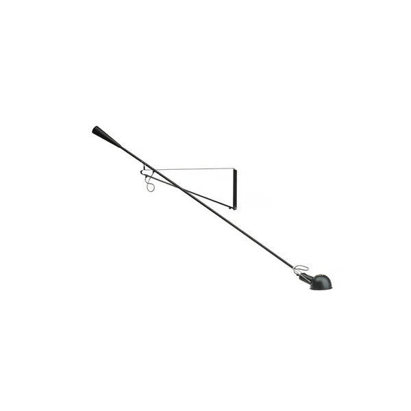 Applique murale industrielle à intensité variable et à long mât rotatif