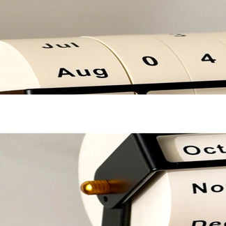 Rotating Wheel Retro Wooden Calendar – OnShelf