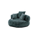 Round Chenille Lazy Bean Bag Couch
