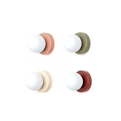 Round Macaron Wall Fixture Lamp