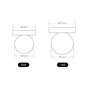 Round Macaron Wall Fixture Lamp