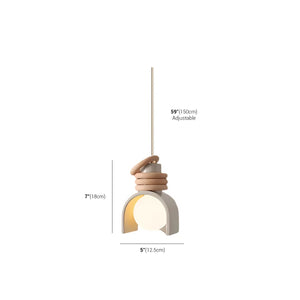 Lampe à suspension avec motif en caoutchouc