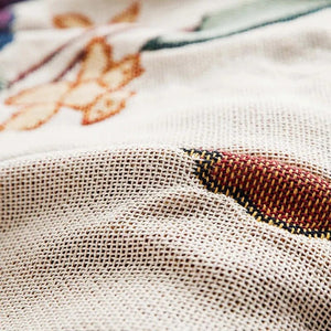 Tulip Vintage Bamboo Fiber Throw Blanket