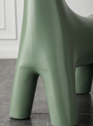 Taburete otomano con forma de jirafa danesa