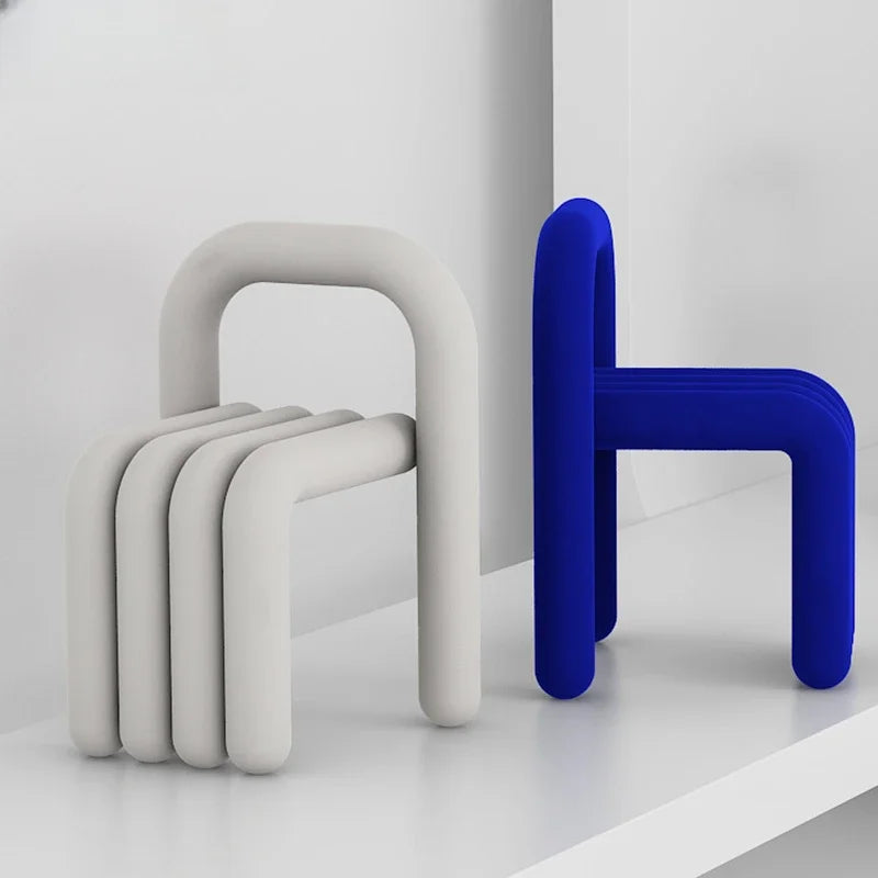 Nordic Design Fabric Pipe Couch Chair