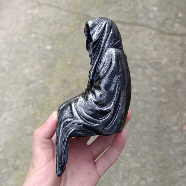 Grim Reaper with Black Robe Nightcrawler Statue