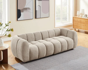 Melloa Upholstered Tufted Boucle Cloud Sofa