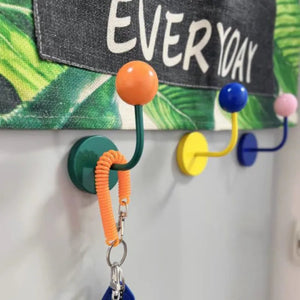 Magnetic Metal Retro Ball Wall Hook