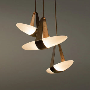 Nordichome Leather Strap Floating Chandelier