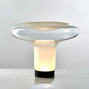 Carl Lighting Glass Mushroom Table Lamp
